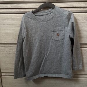 Light grey long sleeve top